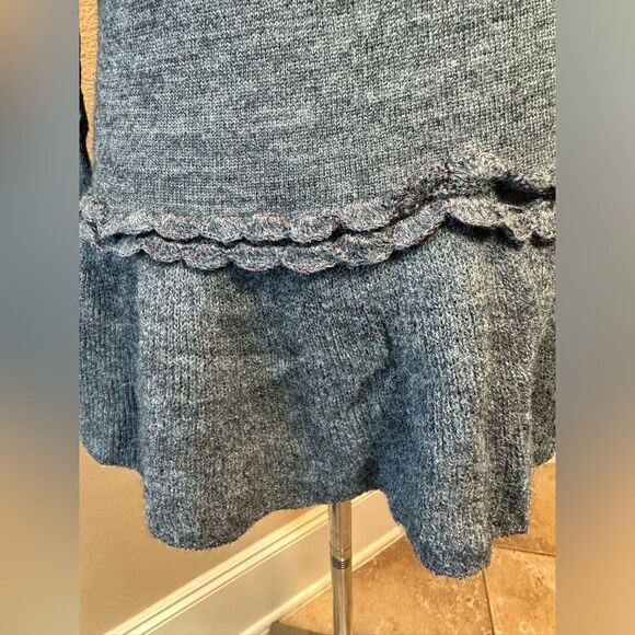 Anthropologie Vintage Knitted & Knotted Wool Office Siren Whimsygoth Turtleneck - Picture 5 of 15